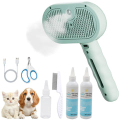 ElaPhrenix Brosse vapeur pour chat poils longs, pelage lisse et soyeux.