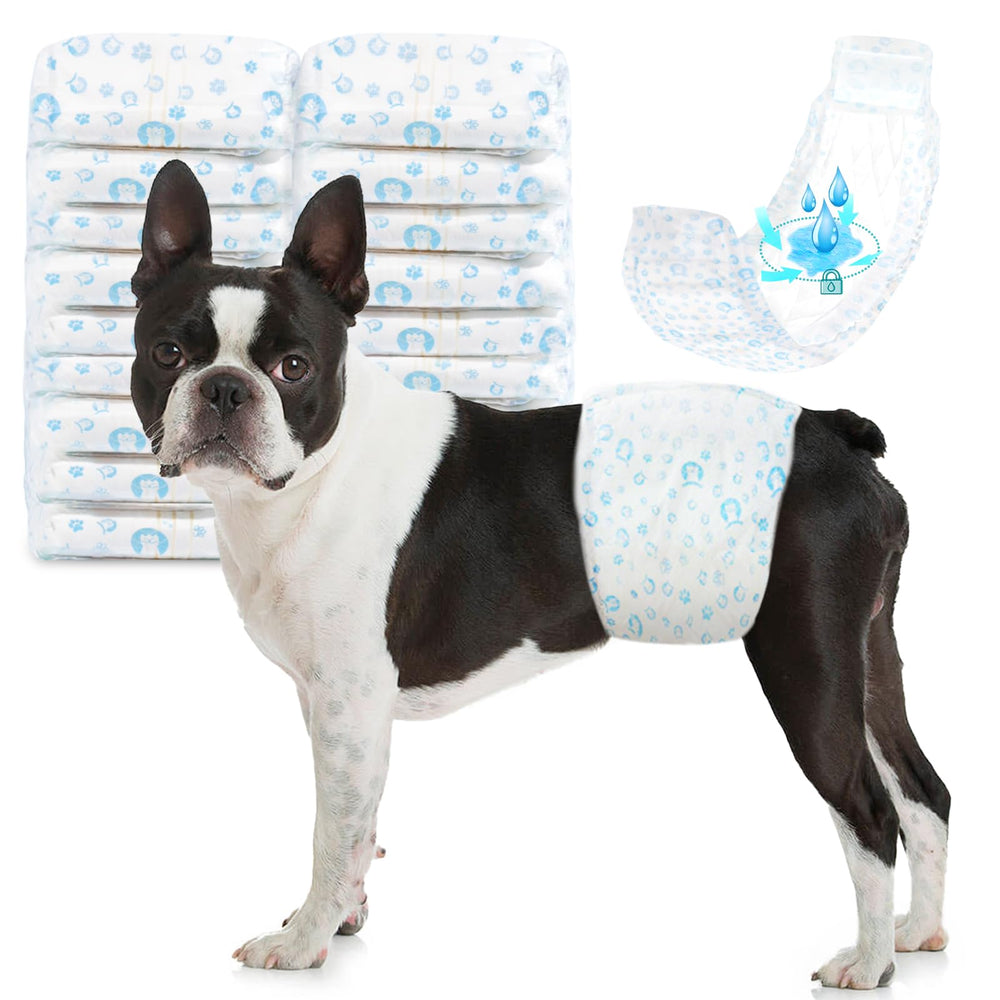 ELEGX couches pour chien mâle emballage clair et pratique pour achat
