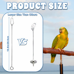 ElevateTech crochet suspension, facile à fixer sur la cage et prêt à l'emploi.
