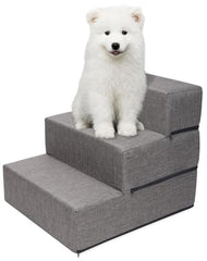 Escalier Elevon pour chien sur lit de 18 pouces, trois niveaux sécurisés.