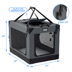 EliteField cage rideau haut fournissant ombrage et protection partielle.