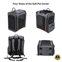 EliteField Deluxe, sac porte-animaux vue côté, accès facile et sécurité en voyage