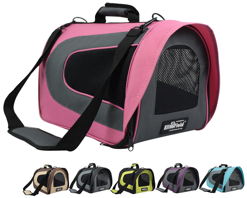 EliteField transporteur doux pour animaux – vue avant, confort et sécurité en voyage