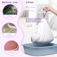 Elzrghs sacs-litiere lot-de-30, emballage pratique pour remplacements réguliers.