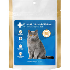 EMERAID Sustain Chat – emballage pratique facilitant le stockage lors de la récupération féline.