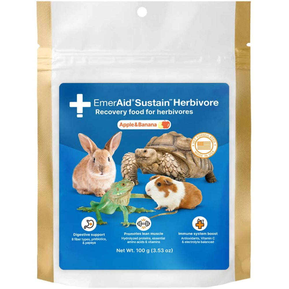 EMERAID Sustain Herbivore emballage, pratique et prêt à nourrir vos animaux herbivores.