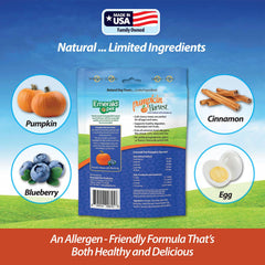 Emerald Pet friandises citrouille recolte – goût myrtille fruité pour varier les plaisirs