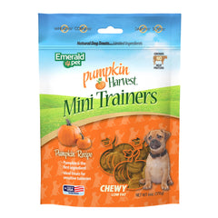 Emerald Pet Pumpkin Harvest Mini Trainers – portion mini idéale pour l'entraînement quotidien.