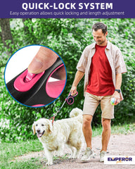 Utilisation extérieure Emperor Pets pour promenades et jogging avec une laisse fiable.