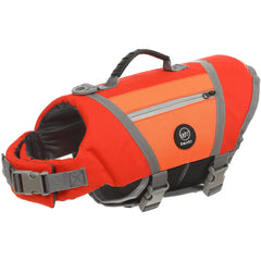 EMUST gilet sauvetage chien orange avec visibilite maximale