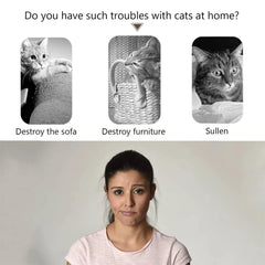 Enkman Kitty Kurlz Carton Interieur Durable, matériau sûr et non toxique.
