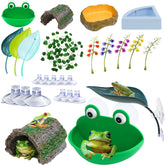 Enochainchin ensemble-accessoires-grenouille : habitat naturel et décoratif