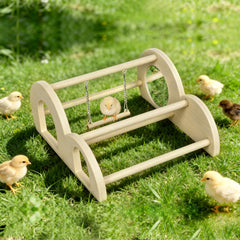 Perchoir Enrichoice poules multi-barres stable pour plusieurs oiseaux.