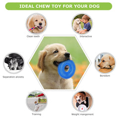 ENZZROA jouet dentition chien pois bosses nettoie les dents et occupe.