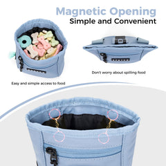 EPETKO sac collations grande capacite: capacité généreuse pour friandises et petits objets.