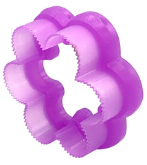 Épona brosse florale compacte et portable, idéale pour le toilettage en déplacement.