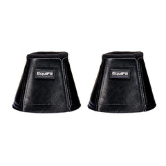 EquiFit Essential Bell Boots avec top en polaire pour entraînements, protection douce et ajustement sûr