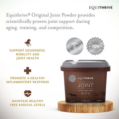 Equithrive Original Joint Poudre Acide Hyaluronique: aide au confort des articulations au quotidien.