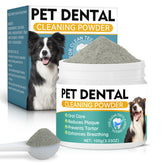 Erigathe Poudre Dentaire dans le flacon, pratique pour l'hygiène buccale des chiens.
