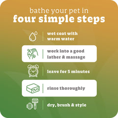 Shampoing Espree Puces et Tiques — sans sulfates, rinçage en douceur.
