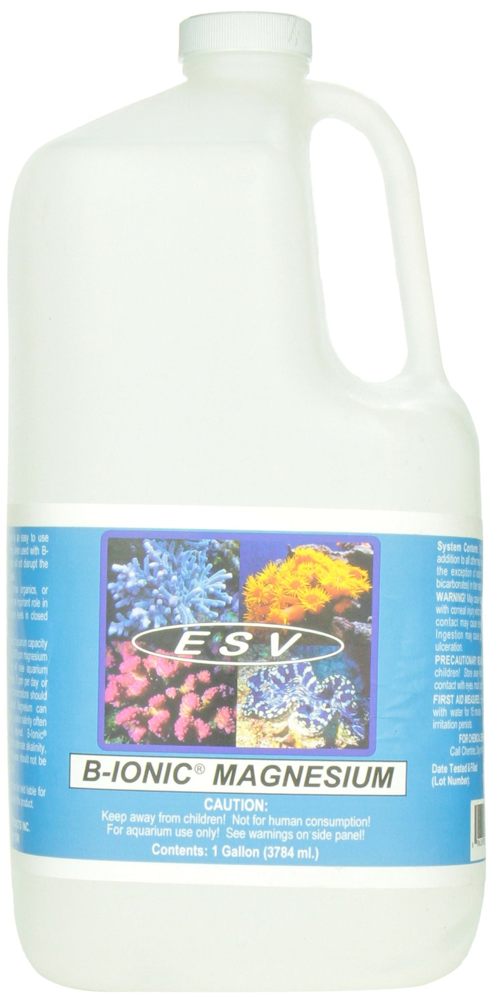 ESV Aquatics B-Ionic Magnésium, bouteille, aide à stabiliser le pH et l’équilibre ionique.