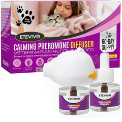 Diffuseur ETEVIVO phéromones chat apaisant pour cadre calme.