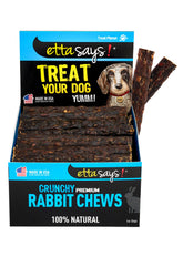 etta says! friandise croustillante au lapin, idéale pour l’entretien des dents et une digestion facilitée.