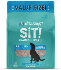 etta says! Friandises Sit pour entraînement — morceaux poulet moelleux: texture tendre facilitant l'apprentissage.