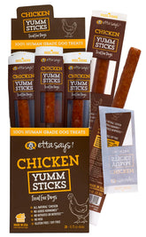 etta says! Yumm Sticks friandise poulet pour chien, récompense savoureuse