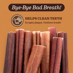 Ever Farm bully-stick dentition: soutien potentiel à l'hygiène dentaire lors des sessions.