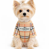 Everything Chic t-shirt chien luxe : gros plan coton pour toucher doux et agréable.