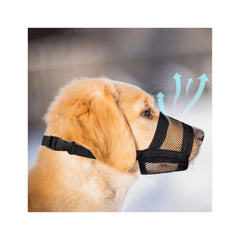 Evollax museau grand chien avec maille respirante pour confort et circulation d'air