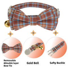 Collier Ewinoom avec cloche, pour repérer facilement votre chat.