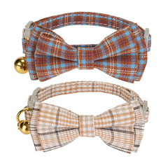Collier Ewinoom en coton doux porté par un chat, confort au quotidien.