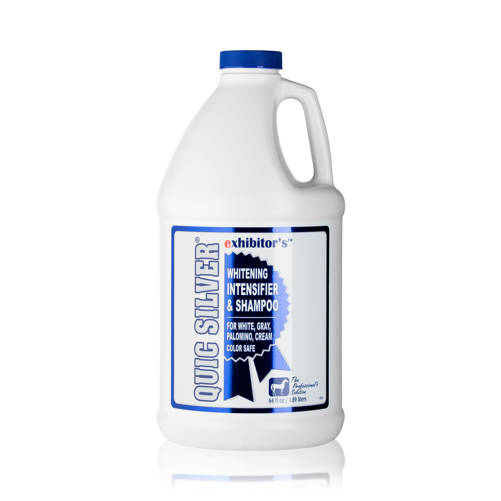 Exhibitor's Quic Silver Shampoo : bouteille violette, lavage doux et régulier.