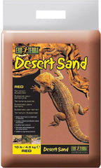 Exo Terra Desert Sand, sac rouge 10 livres, sable naturel pour terrarium désertique.