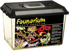 Exo Terra Faunarium moyen en vue extérieure, pratique pour transport et stockage.