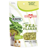 Emballage Exotic Nutrition Flocons pois verts, pratique et prêt à utiliser.