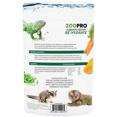 Exotic Nutrition Garden Fresh Rehydrate : mélange calcium riche pour un soutien nutritionnel.