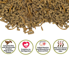 Exotic Nutrition Hedgehog Complete: pellets-proteines pour une nutrition riche et équilibrée des hérissons.