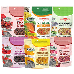 Exotic Nutrition Herbivore Treats – stimulation forage: encourager l'exploration et le jeu