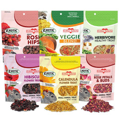 Exotic Nutrition Herbivore Treats – variété pack: récompenser et diversifier l'alimentation
