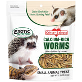 Exotic Nutrition larves séchées en sachet, format pratique pour l’alimentation quotidienne.