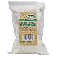 Exotic Nutrition nid naturel coton 4oz: confort doux pour le repos.