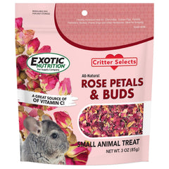 Exotic Nutrition pétales de rose dans un jouet pour le forage et l’exploration.