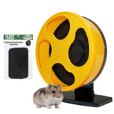 Exotic Nutrition Silent Runner 9 pouces jaune: roue silencieuse pour hamsters et gerbilles.