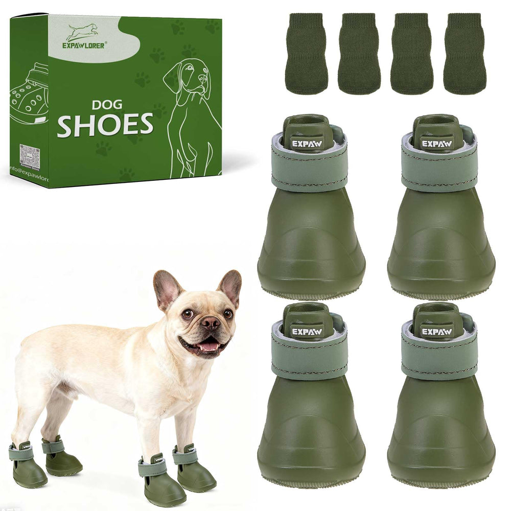 EXPAWLORER bottes imperméables pour chien, idéal contre le froid et l’humidité.