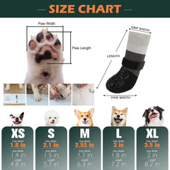 EXPAWLORER bottes pour chiens grip double, maintien fiable pendant les sorties.