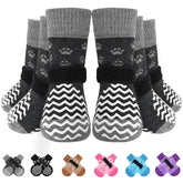 EXPAWLORER chaussettes anti-glisse pour pattes, traction sur sols lisses.