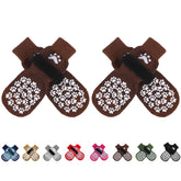 EXPAWLORER chaussettes anti-glisse pour pattes, traction sur sols lisses.